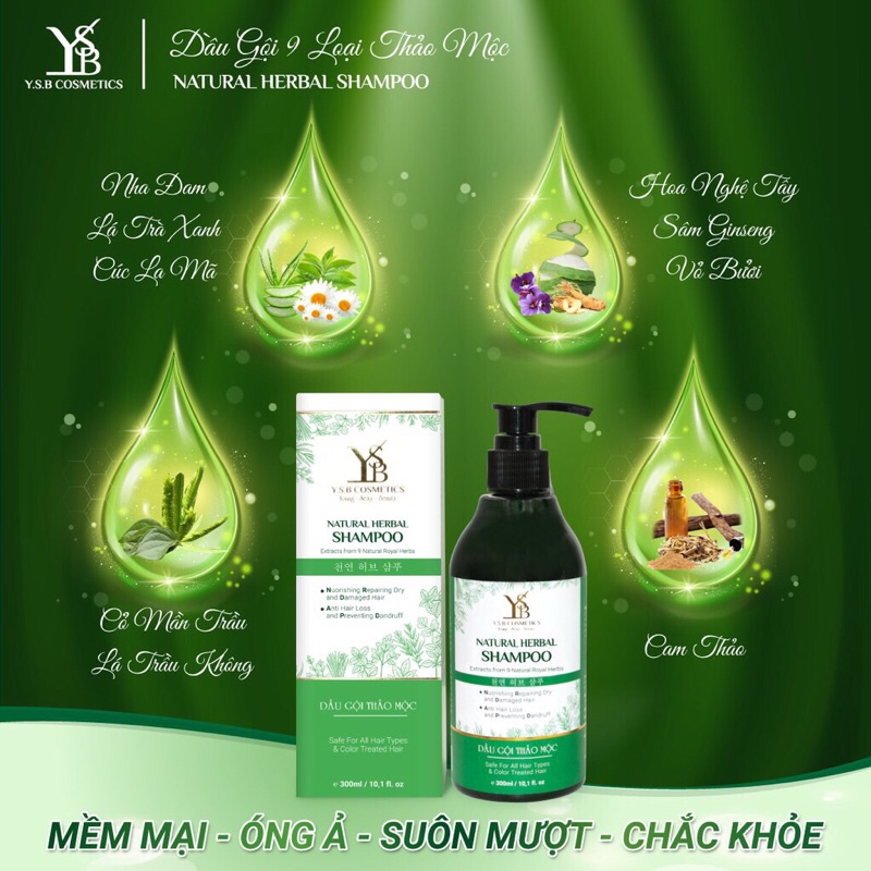 (hàng chính hãng) dầu gội thảo mộc NATURAL HERBAL SHAMPOO