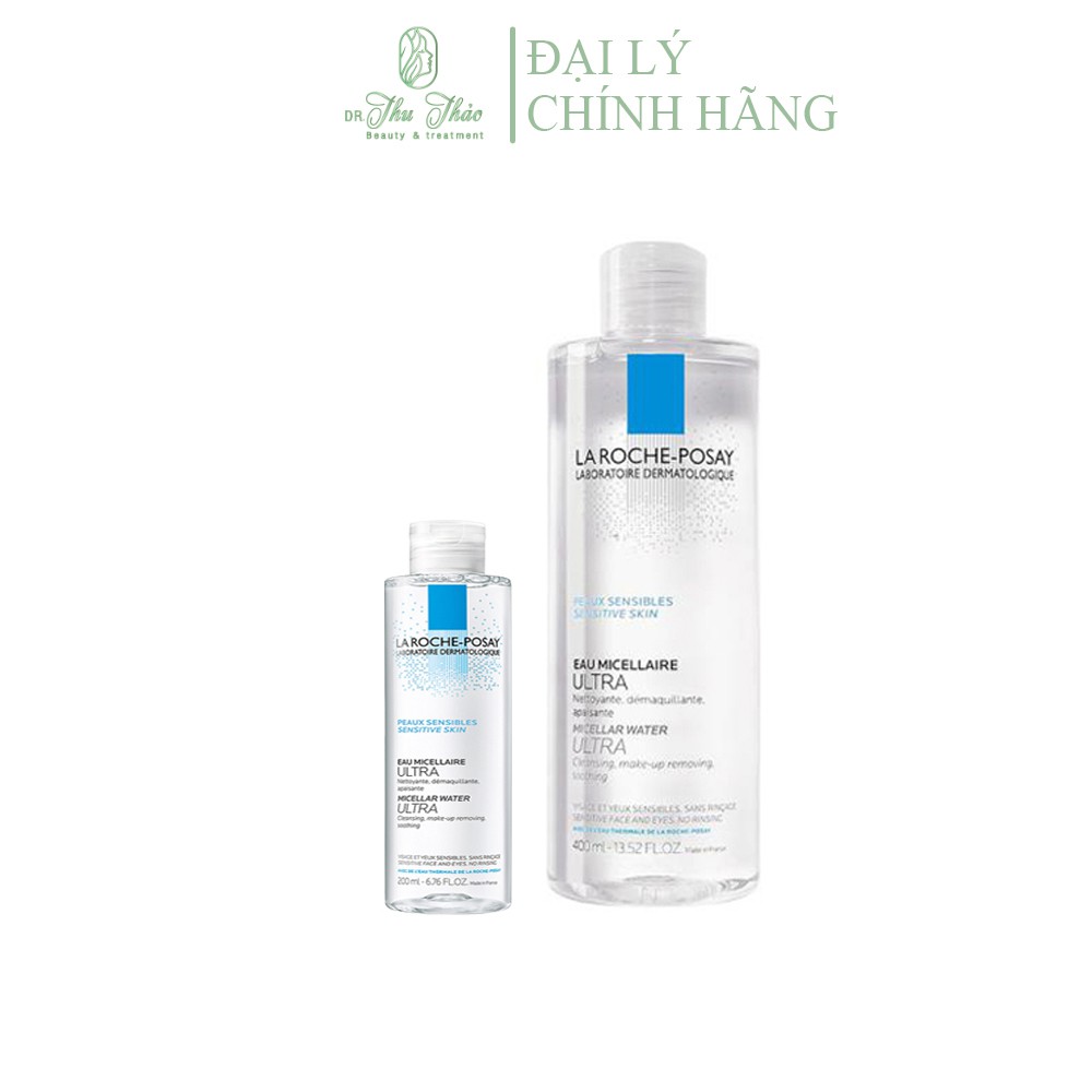 Nước tẩy trang La Roche-Posay Micellar Water Ultra Sensitive Skin cho da nhạy cảm 200ml, 400ml