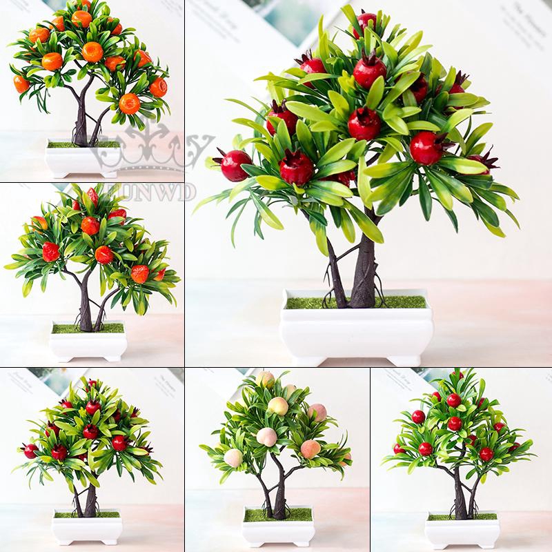 Cây ăn quả nhân tạo bằng nhựa dùng để trang trí nội thất
