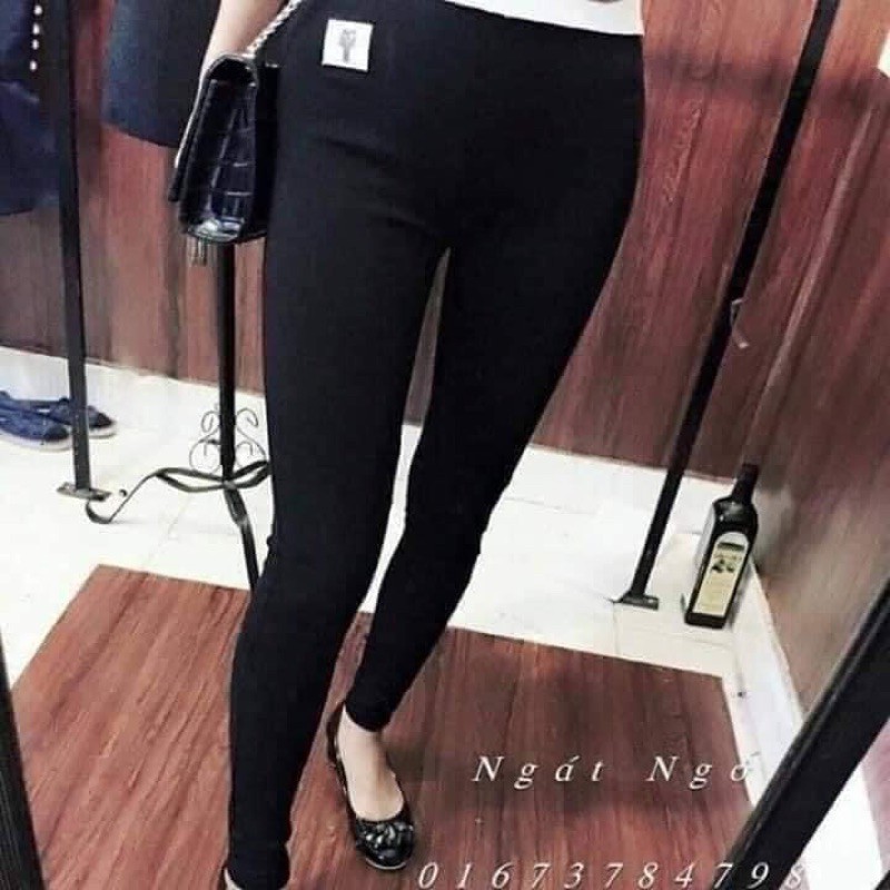 QUẦN LEGGING LÓT LÔNG MÈO