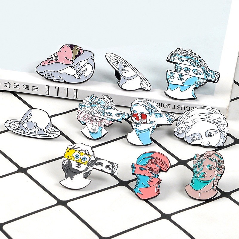 [ARIMI] Bộ sưu tập Nghệ thuật Pin Cài Áo/Huy Hiệu/Ghim Cài Áo, Mũ, Balo, Túi Xách