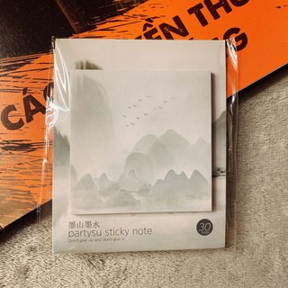 Set 30 tờ giấy note nhiều kiểu dáng phong cảnh