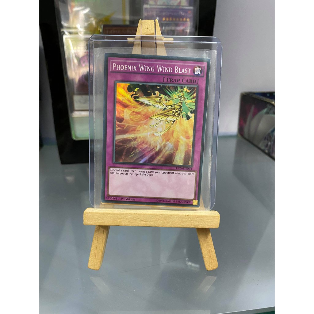 [ Dưa Hấu Yugioh ] Lá bài thẻ bài Phoenix Wing Wind Blast – Super Rare - Tặng bọc bài nhựa bảo quản