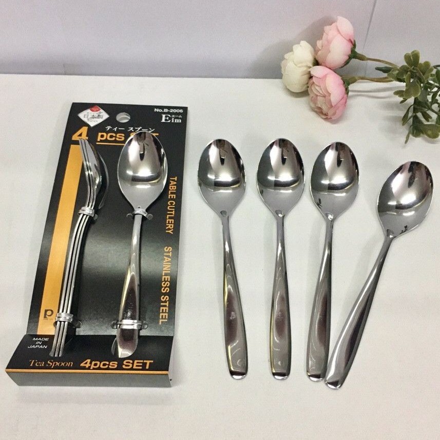 Set 4 thìa inox uống trà, café cao cấp OEM