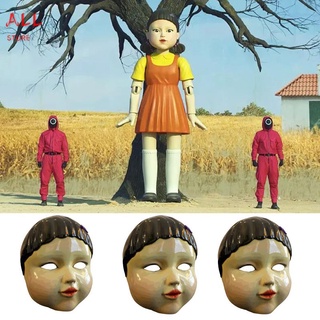 Mặt nạ đồ chơi phong cách phim Squid Game 2021 dành cho lễ hội Halloween