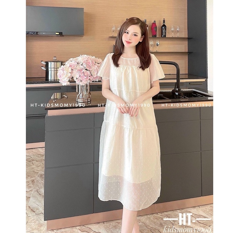 ĐẦM BẦU-VÁY BẦU THỜI TRANG THIẾT KẾ DÁNG TIỂU THƯ SANG CHẢNH,CHẤT LIỆU VẢI VOAN 2 LỚP, DỰ TIỆC, ĐI CHƠI, ĐI LÀM ĐỀU ĐƯỢC