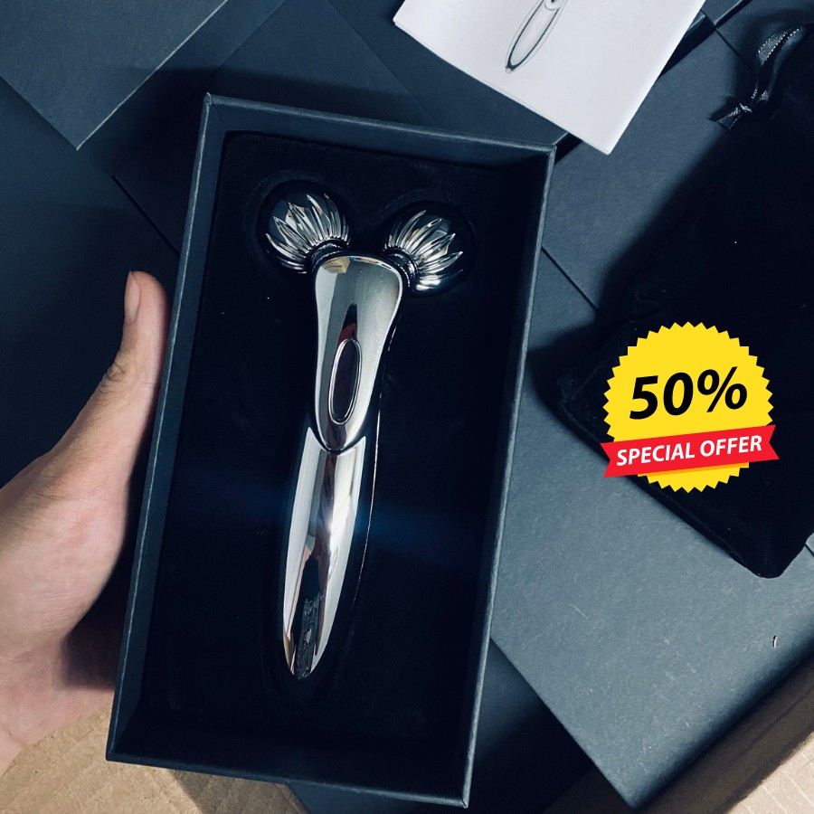 Thanh lăn mặt KAKUSAN hấp thụ năng lượng mặt trời chống lão hóa, se khít lỗ chân lông, chất liệu inox