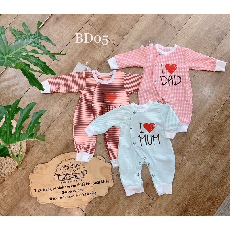 Bộ liền dài sơ sinh