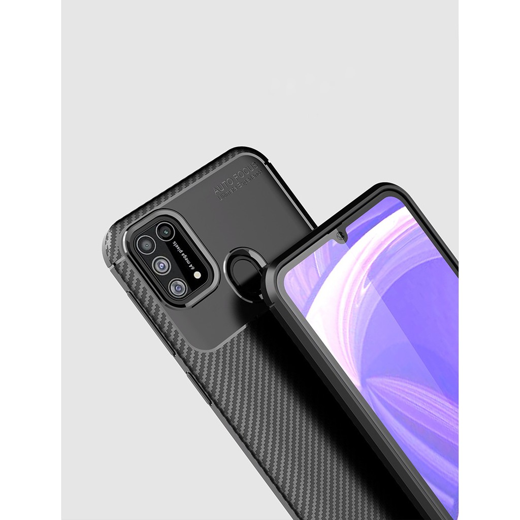 Ốp lưng Samsung Galaxy M31 vân Rằn Ri hiệu Auto Focus chống mồ hôi vân tay