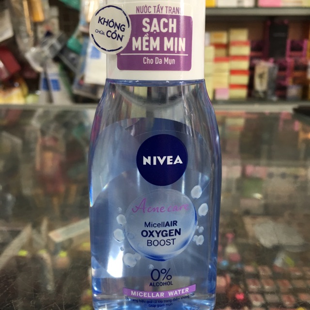 Nước tẩy trang Nivea chăm sóc da mụn 125ml