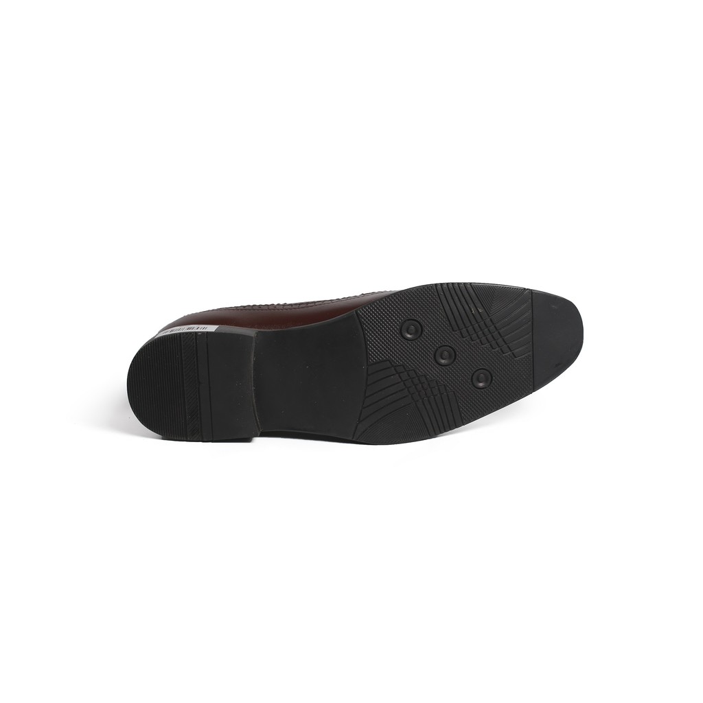 Giày tây nam công sở Sanvado da trơn đế cao su màu đen và nâu(HM-058)