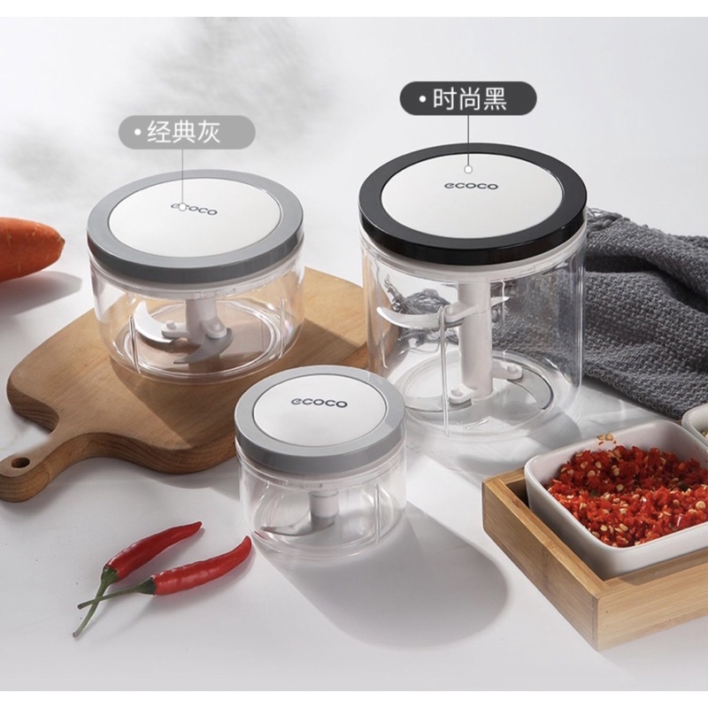 Máy Xay Cầm Tay Đa Năng ECOCO Cao Cấp Không Sử Dụng Điện, Dụng Cụ Xay Tỏi Ớt Tiện Lợi