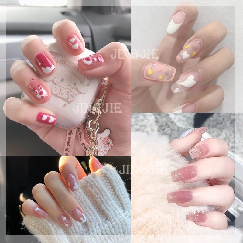 Set 24 móng tay giả xinh xắn sành điệu