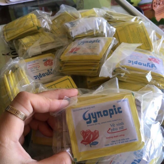 10 túi 100 gói Vệ sinh phụ nữ GYNOPIC
