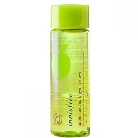 Tẩy trang mắt môi Táo xanh Apple Juicy Lip &amp; Eye Remover Innisfree