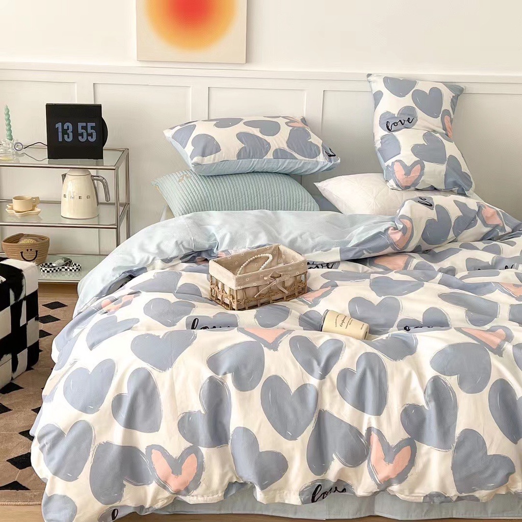 Chăn ga 4 món EverDream 101 Hàng nhập khẩu, 100% cotton living, đủ mọi kích thước, miễn phí bo chun