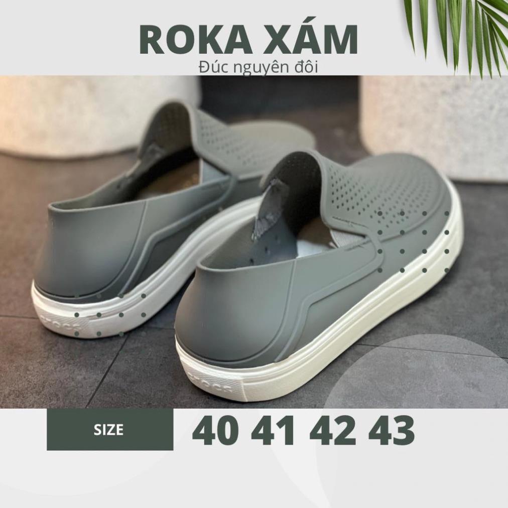 Giày Cross Nam Citilane Roka Slip On Chính Hãng,giày lười nam, chất liệu nhựa đi mưa. .