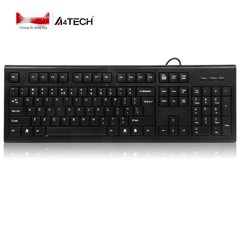 Bàn phím có dây Shuangfeiyan KB-8 Máy tính màng để bên ngoài KR85 góc tròn văn phòng câm và không thấm nước | BigBuy360 - bigbuy360.vn