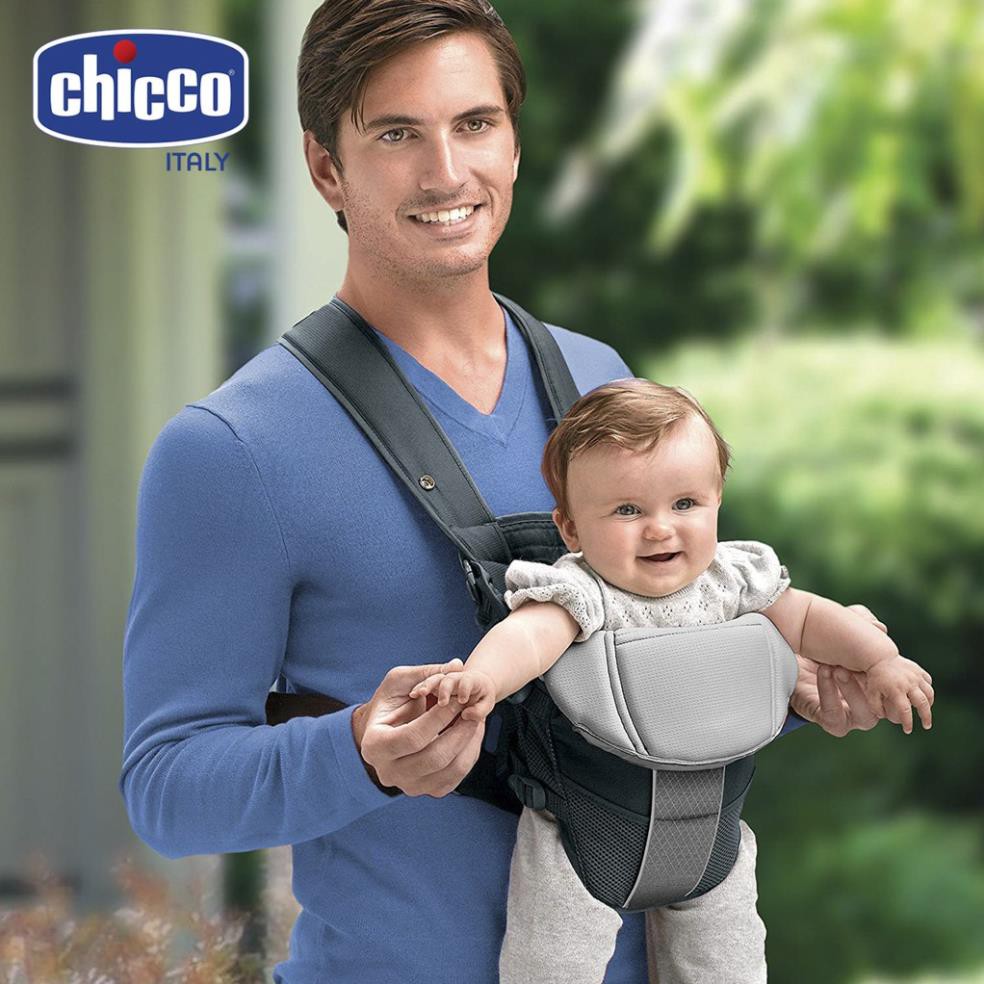 Địu Chicco Ultrasoft ghi trám/ghi silver