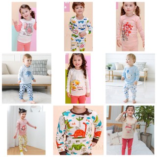 Bộ quần áo dài tay cotton hữu cơ chính hãng Mellise, Cordii, Ttasom Hàn Quốc mặc nhà cho bé trai và bé gái