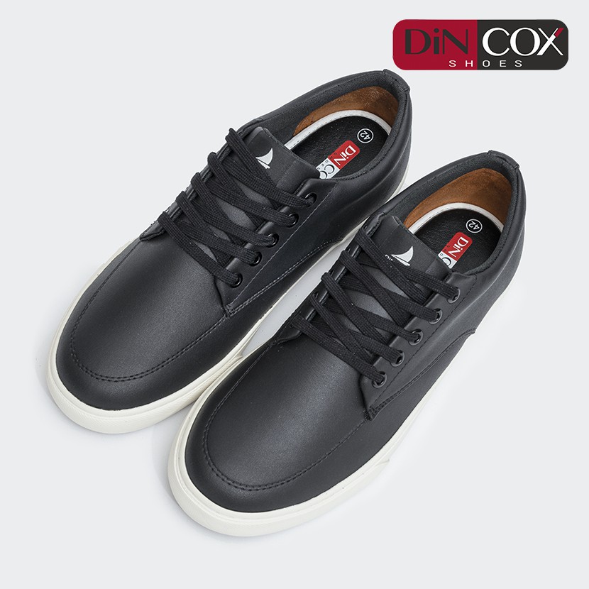 Giày Sneaker Da Nam DINCOX D06 Thể Thao, Năng Động Black
