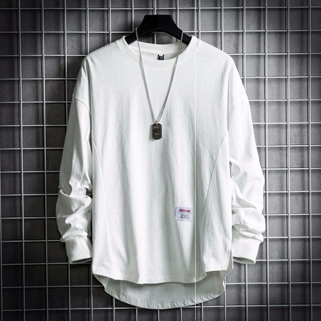 Áo Thun Nam Tay Dài Unisex Form Rộng  - Chất Cotton Mềm Mát SP4 | BigBuy360 - bigbuy360.vn