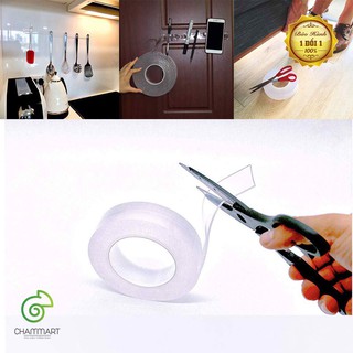 Combo 5 Băng dính băng keo 2 mặt trong suốt loại