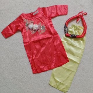 Combo áo dài bé gái