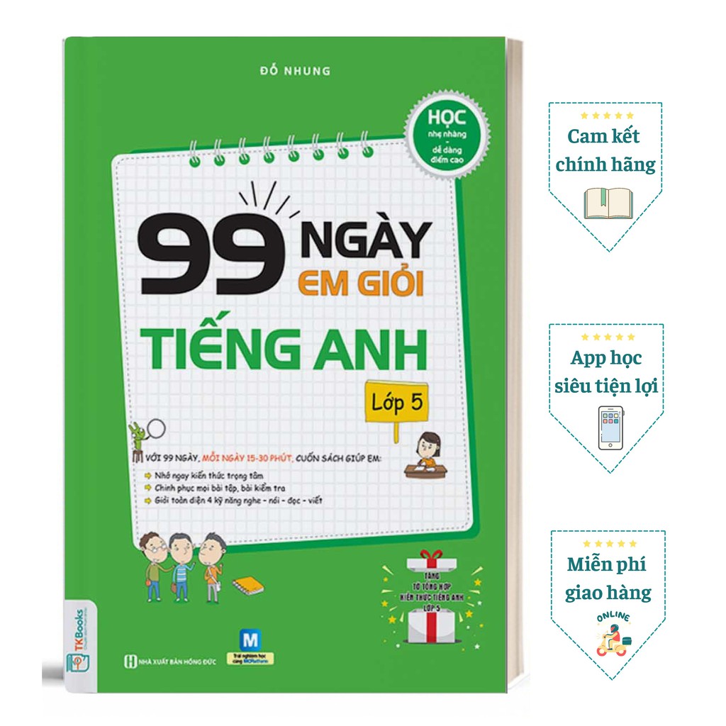 Sách - 99 ngày em giỏi tiếng Anh lớp 5