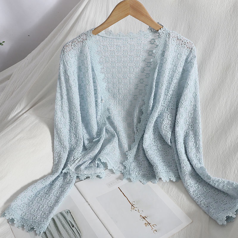 Áo Cardigan Chống Nắng Chất Liệu Chiffon Thời Trang Mùa Hè Ngọt Ngào