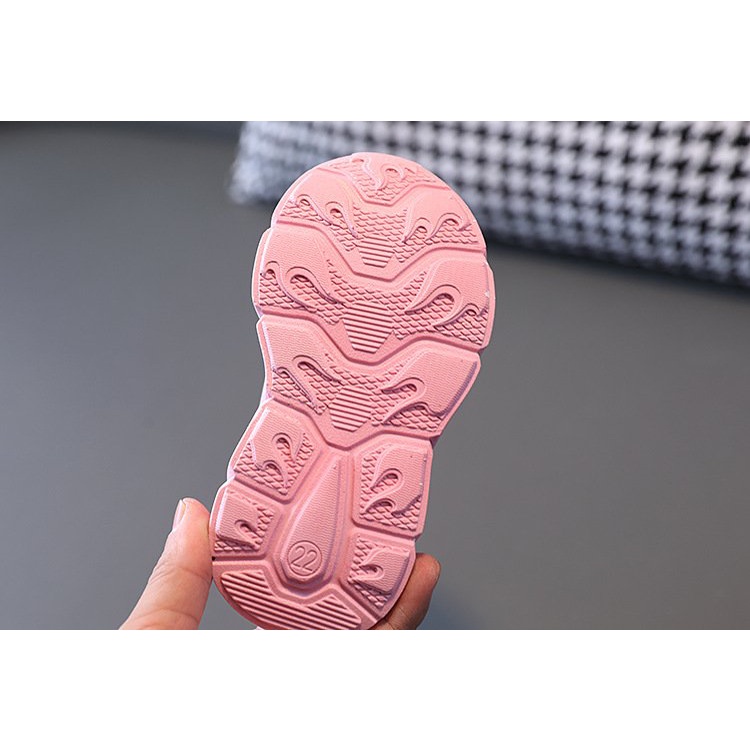 Giày thể thao có đèn led cho bé gái công chúa êm chân chống trơn trượt mã mới LED2122