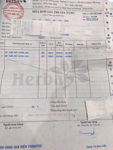 ✅Bột nước mát Herba Cool