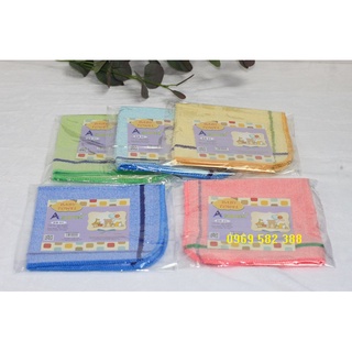 Khăn mặt trẻ em sợi sơ tre 30 x 30cm