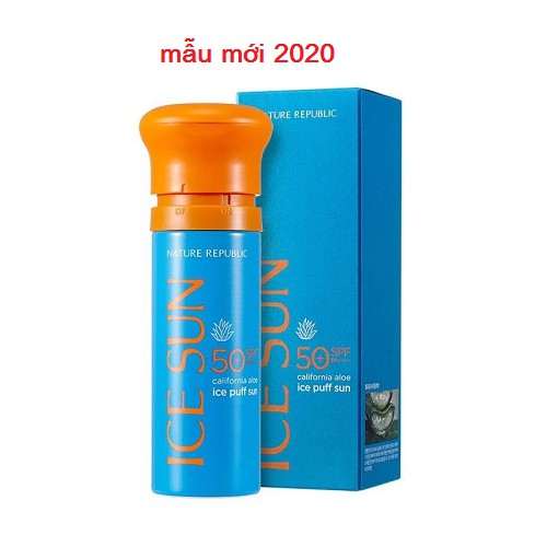 Kem Chống Nắng Ice Sun Nature Republic California Aloe SPF50+ PA+++ 100ml hàn quốc Mẫu mới 2020