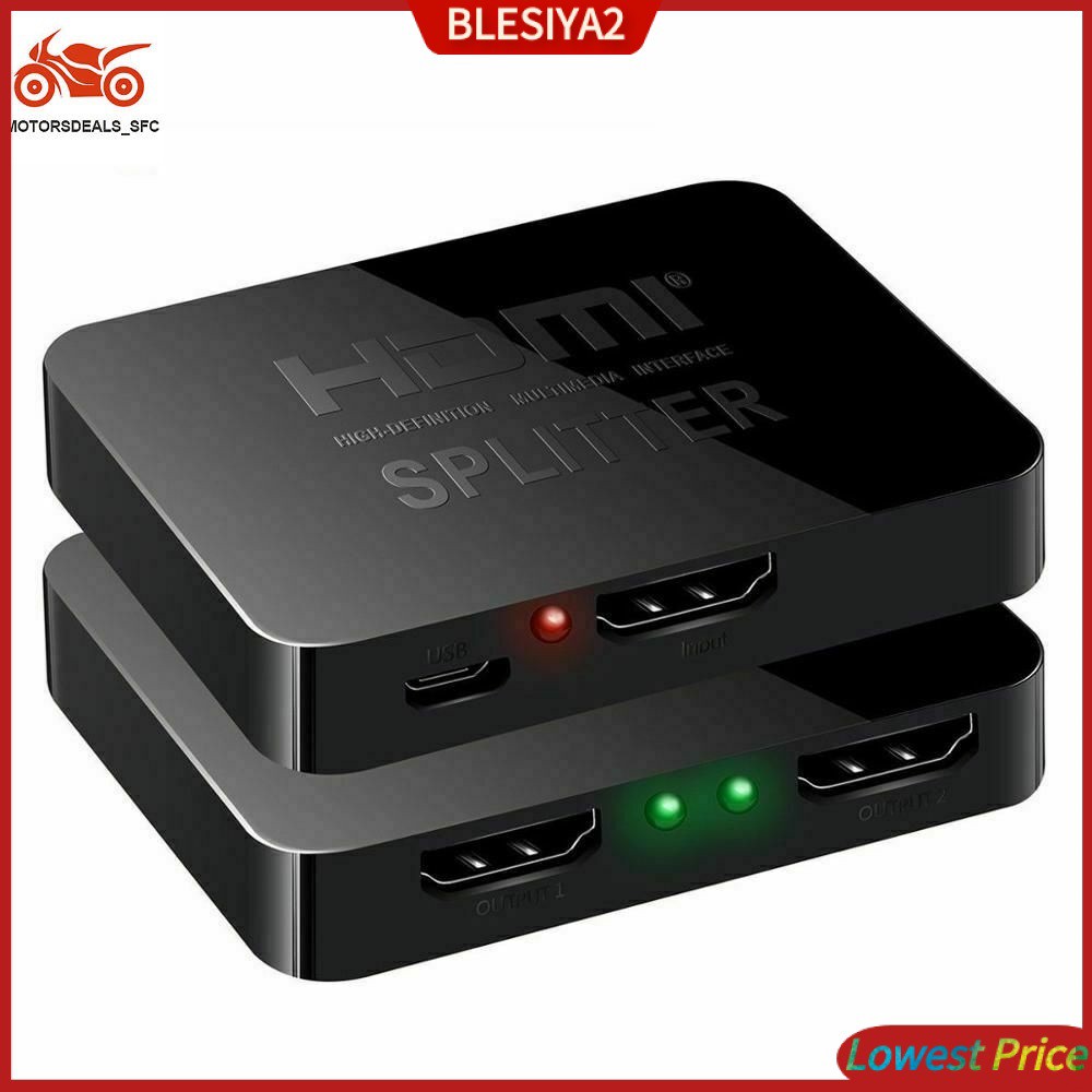 Bộ Khuếch Đại Tín Hiệu 3D 1080P 2 Trong 1 Cho Màn Hình Kép Màu Đen