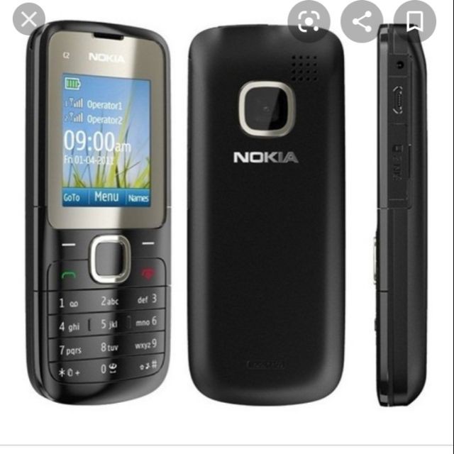 ĐIỆN THOẠI CỔ NOKIA C2-00 ZIN, 2 SIM KÈM PIN SẠC | WebRaoVat - webraovat.net.vn