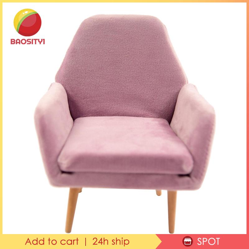 Ghế Sofa Gỗ Trang Trí Nhà Búp Bê Tỉ Lệ 1 / 6