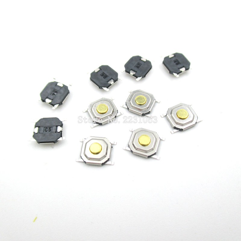 Set 10 nút nhấn 4 chân 5.2*5.2*1.5 mm