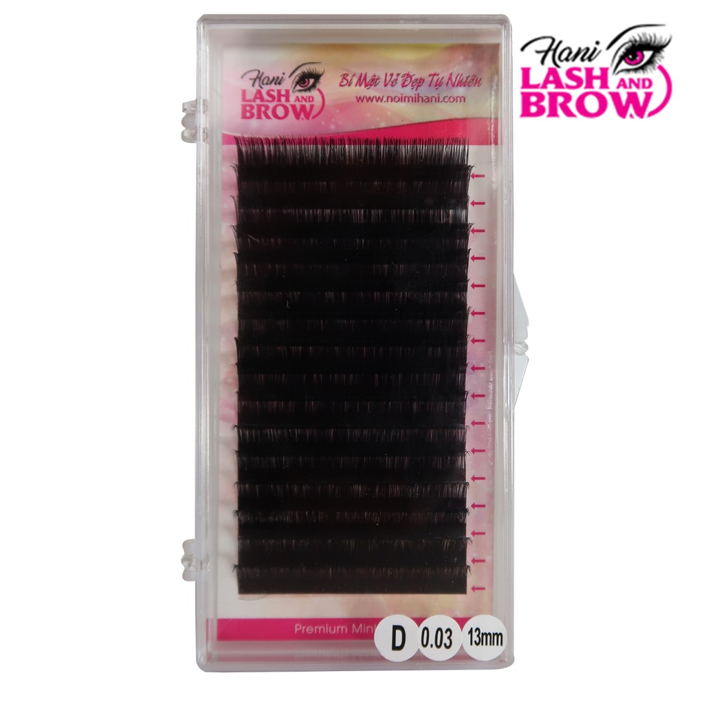 Lông mi khay volume độ cong C - mi khay volume mềm mịn - Hani Lash