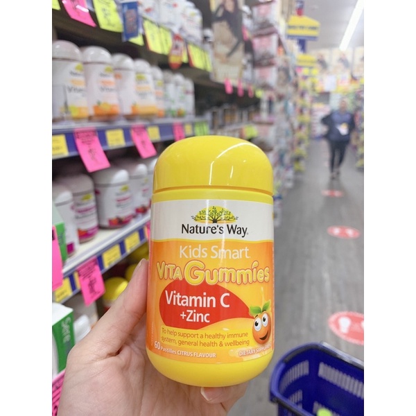 Kẹo dẻo Gummies các loại Nature's Way 60 viên Úc