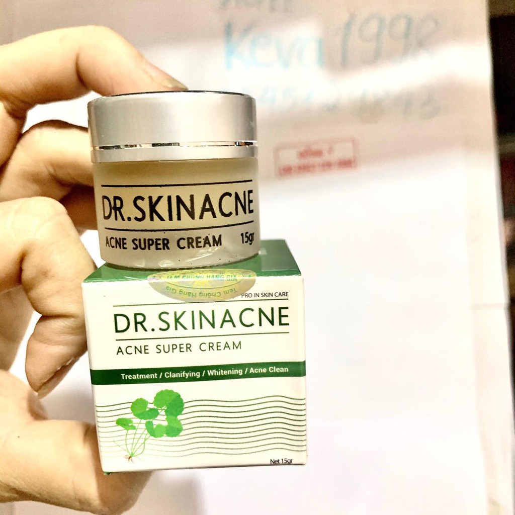 Kem Sạch Mụn DR.SKINACNE Dưỡng Trắng Da, Xóa Thâm, Liền Sẹo Không Gây Kích Ứng (15g) | BigBuy360 - bigbuy360.vn