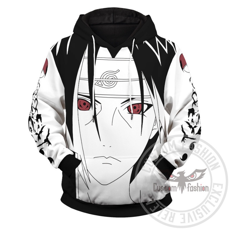 Áo Khoác Hóa Trang Nhân Vật Anime Naruto 3D Có Nón Dành Cho Nam