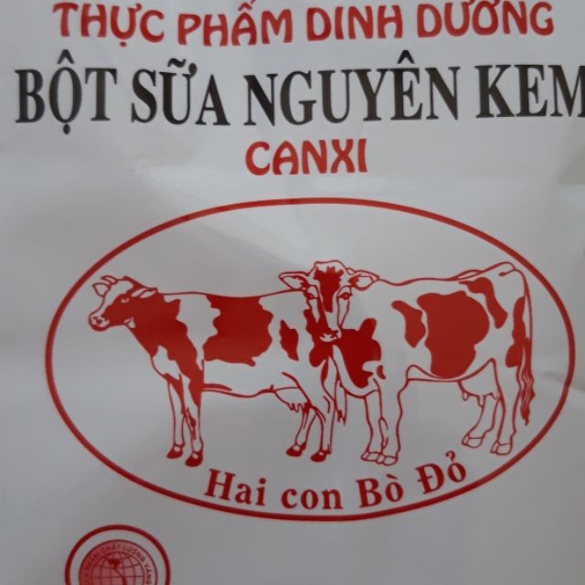 BỘT SỮA NGUYÊN KEM CANXI ( 2 CON BÒ ĐỎ)