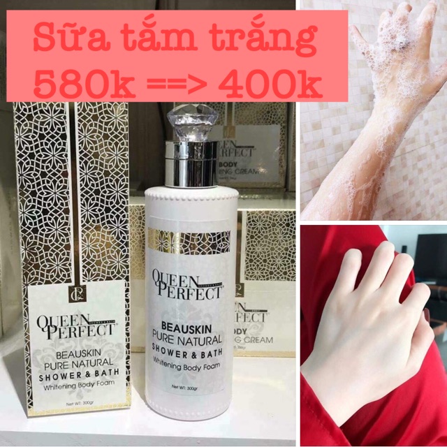 Sữa tắm trắng Queen