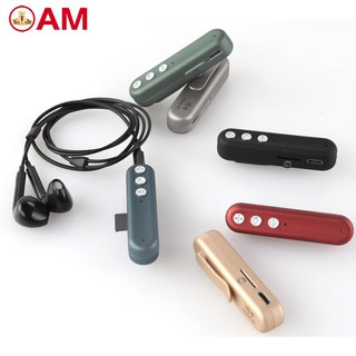 Tai nghe nhét tai kết nối Bluetooth kiêm máy nghe nhạc MP3 hỗ trợ thẻ nhớ TF