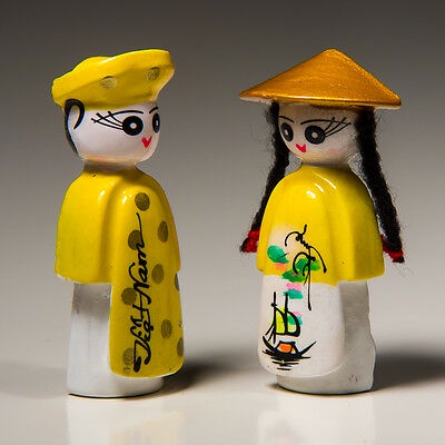 5 Cặp búp bê cô dâu chú rể - Nam châm trang trí - Size Lớn - 6 cm
