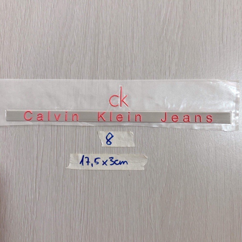 Sticker hình ủi nổi logo thương hiệu 03