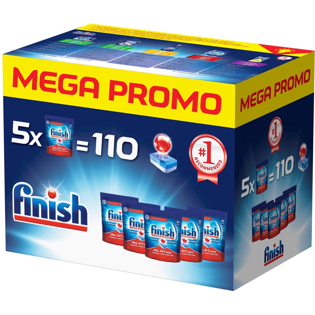 Dung dịch vệ sinh máy rửa bát Finish 250ml - Hương Chanh