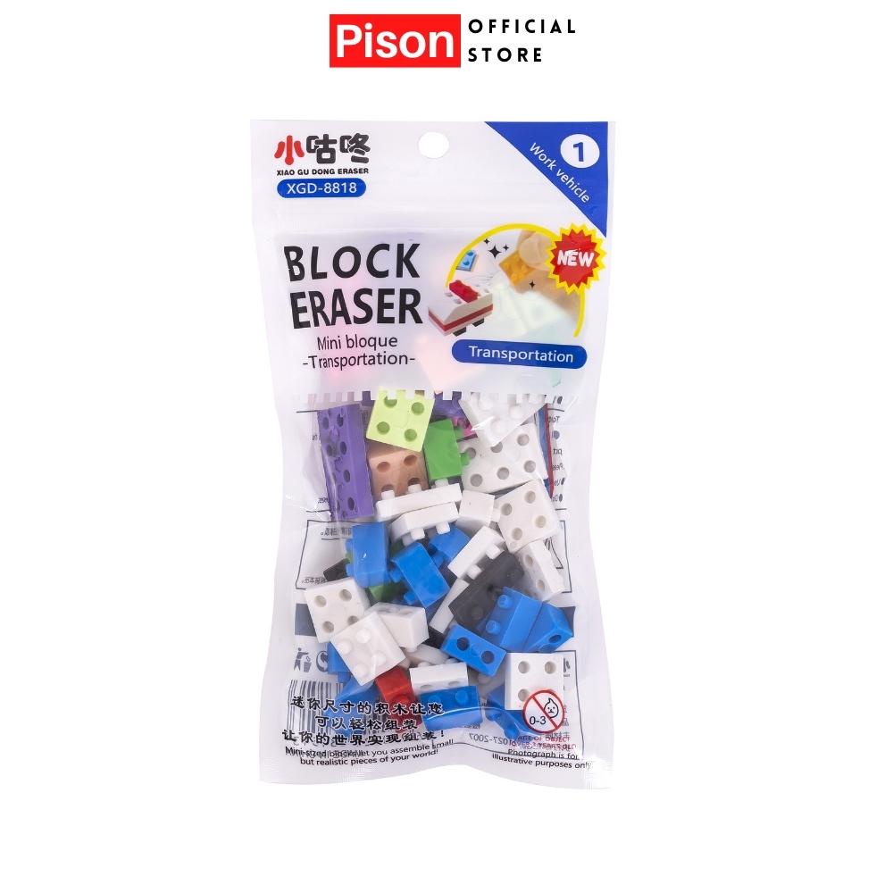 Túi gôm tẩy hình Lego Pison dễ thương - TBC003 - 1 bộ