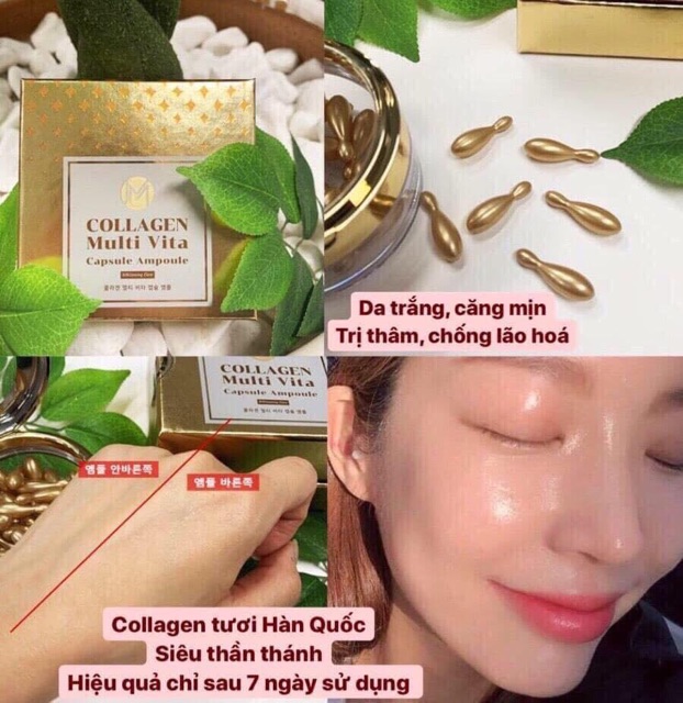 COLLAGEN TƯƠI MULTI VITA CAPSULE AMPOULE